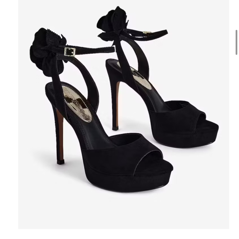 Brain Atwood x Express Rose Heeled Platform Sandals